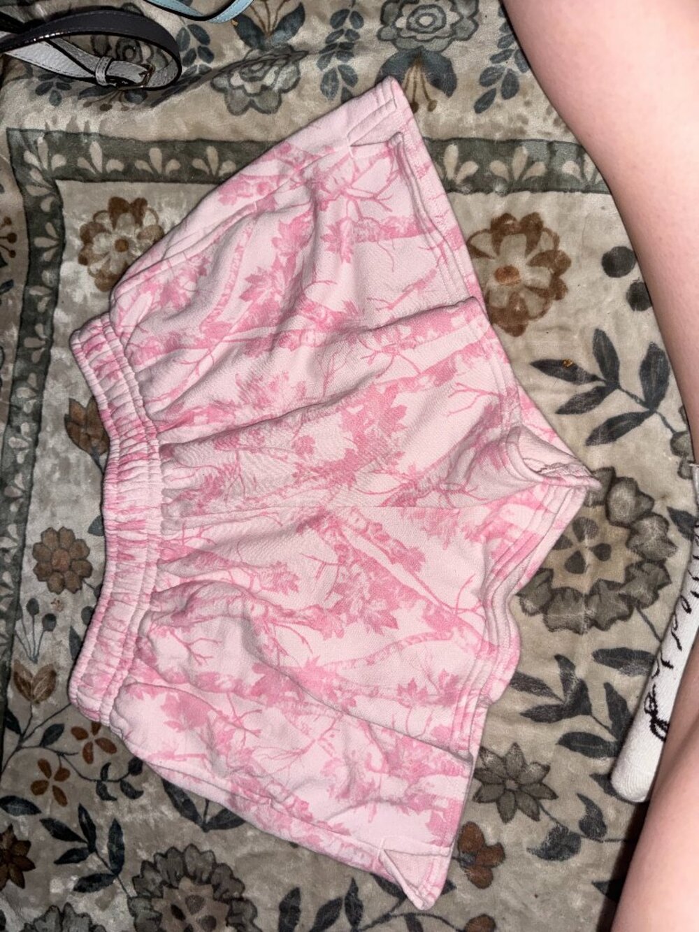 No Boundaries Pink Camo Shorts